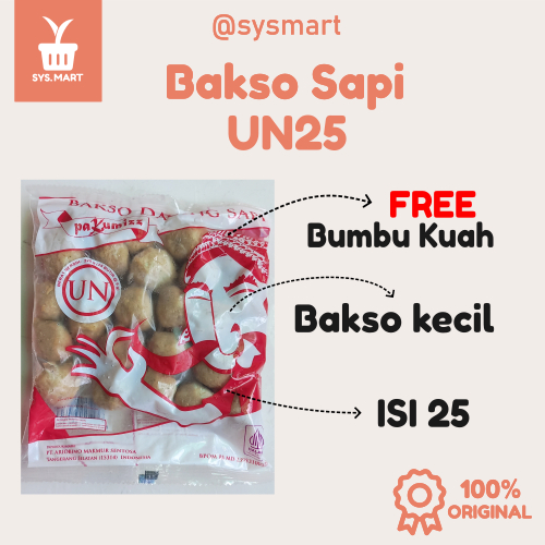 

Bakso Sapi Premium Pak Kumizz UN25