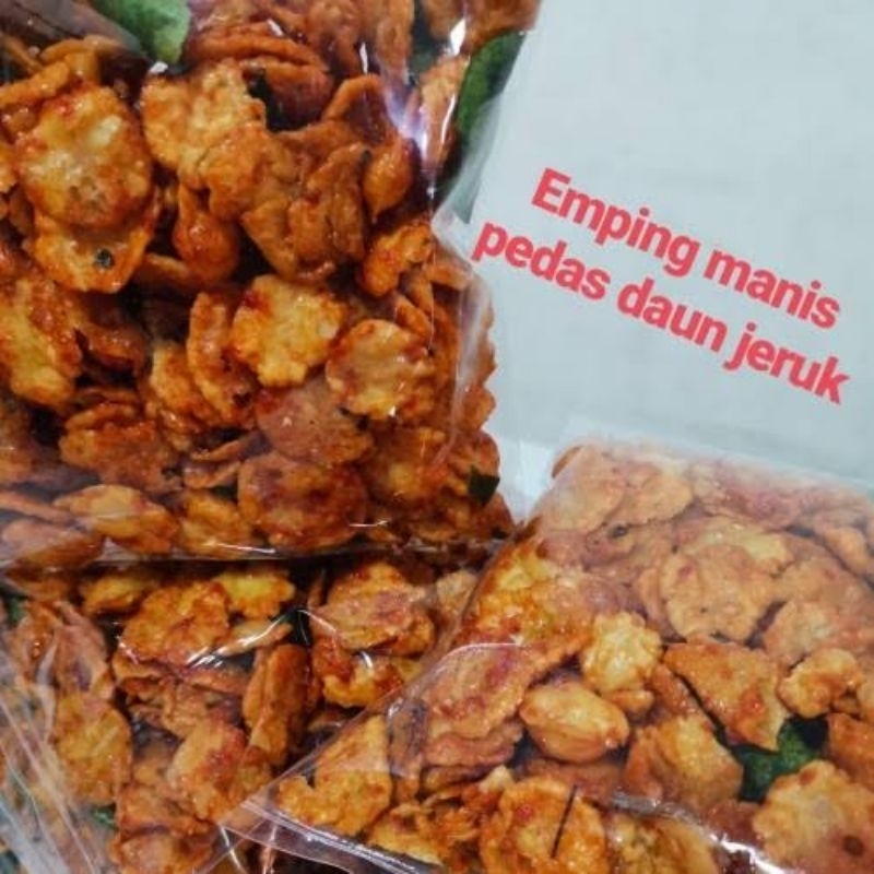 

emping pedas manis spesial daun jeruk 1kg harga murah