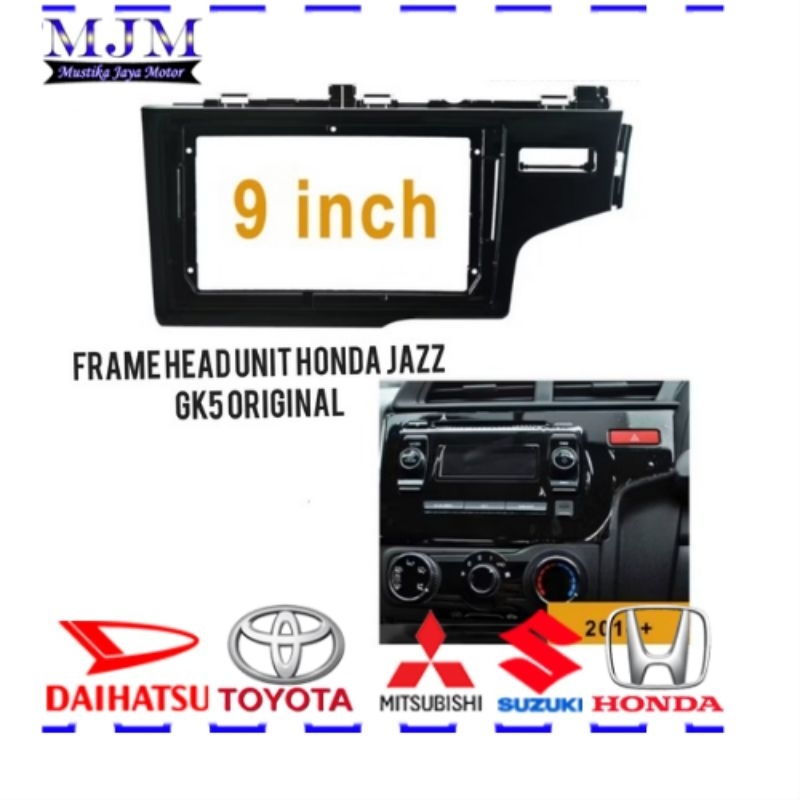 frame head unit honda jazz gk5 tauun 2014 up