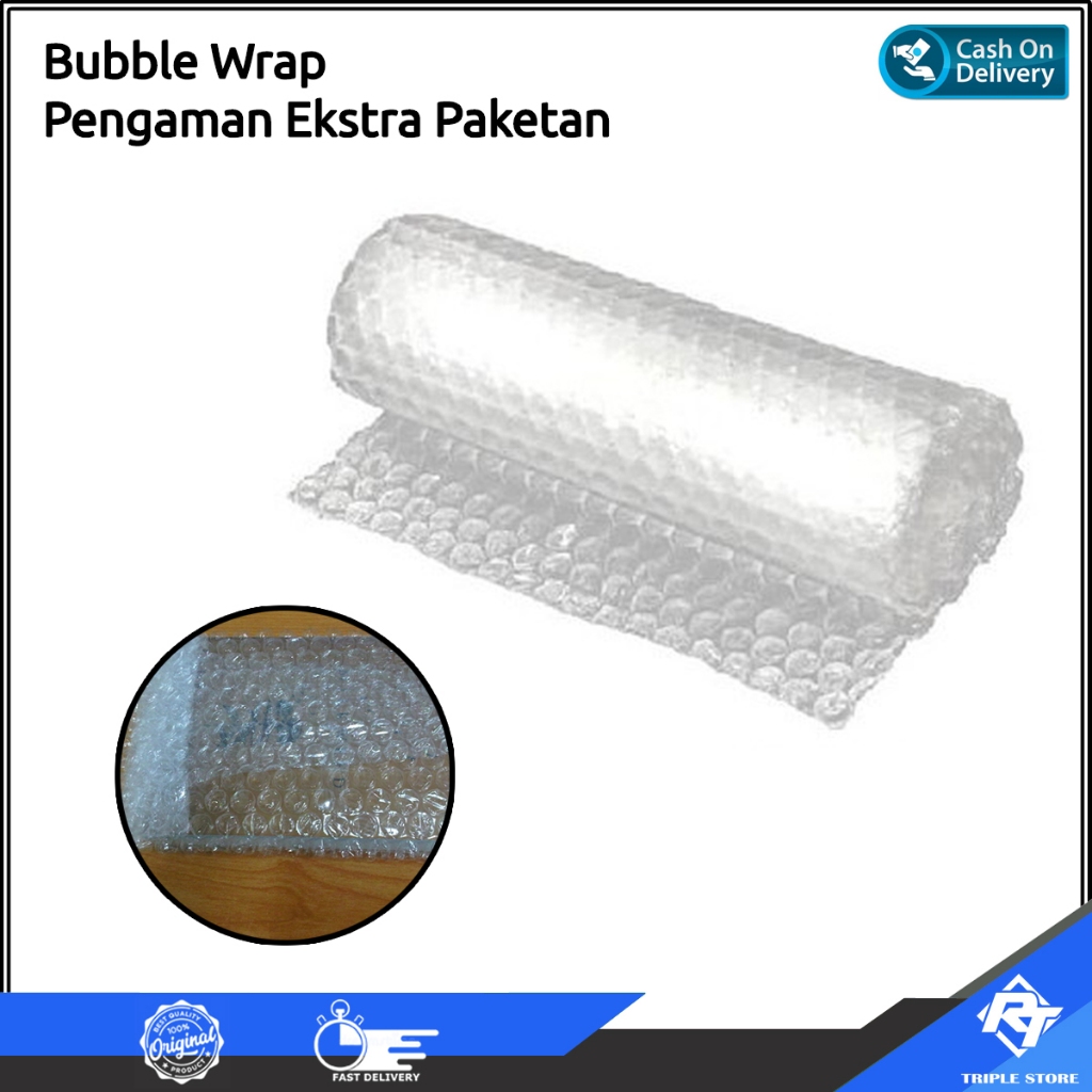 

Bubble Wrap Tambahan pengaman dalam Packingan