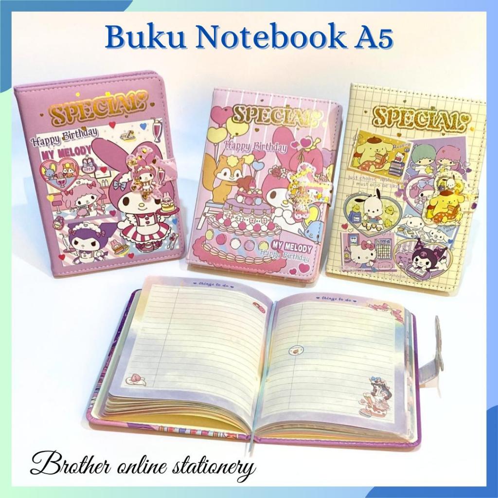 

BOS Notebook Magnet Cover Empuk Soft Touch/Buku Tulis Anak/Buku Catatan