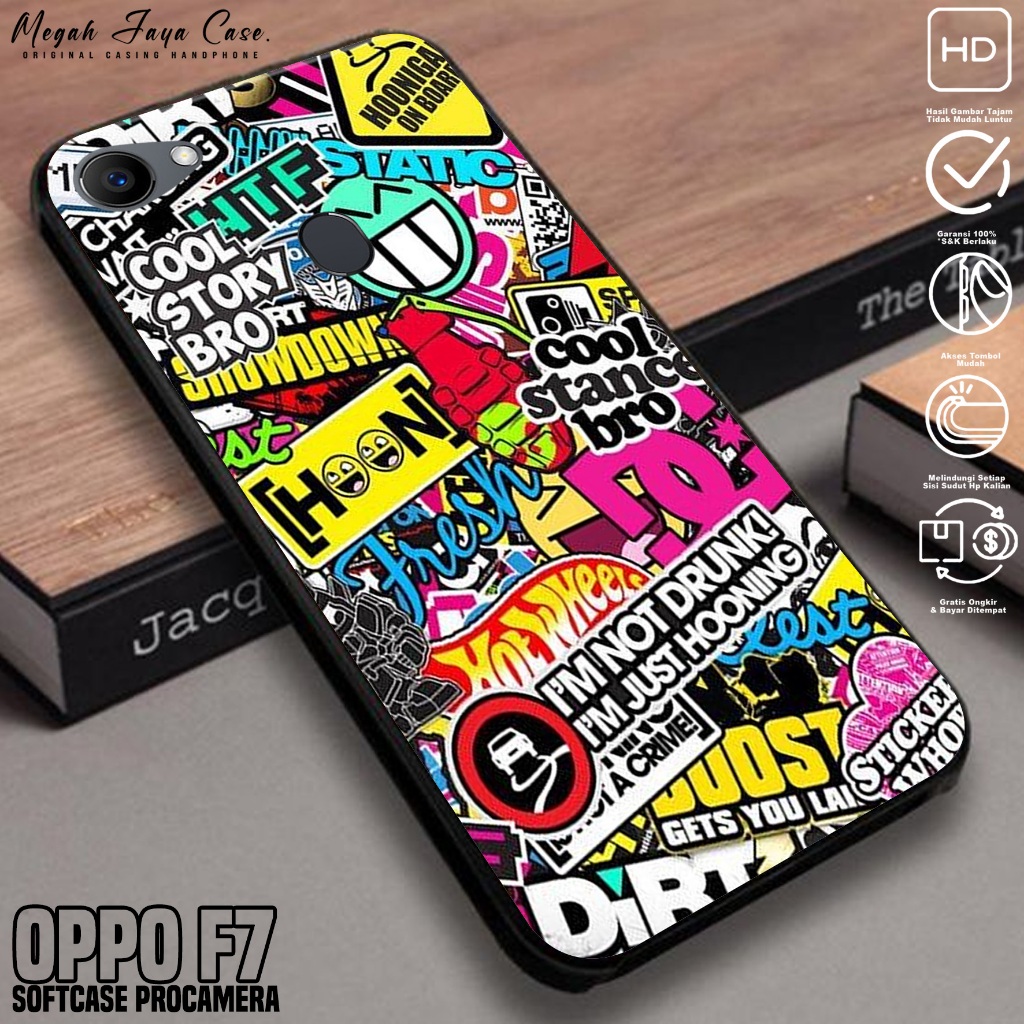 Case OPPO F7 - Softcase Hp OPPO F7 Motif GRAFF - Casing Hp Oppo F7 -  Silikon Hp Oppo F7 - Kondom Hp