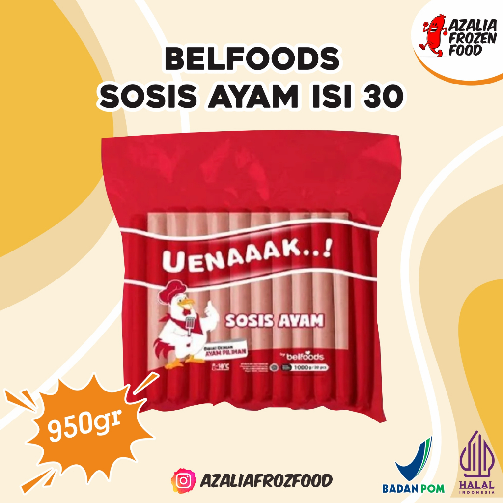 

BELFOODS SOSIS AYAM ISI 30 PCS