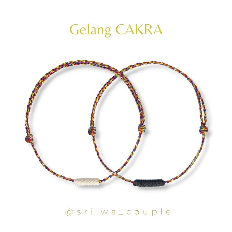 ((PRE-ORDER 2-3 HARI)) GELANG CAKRA SRI.WA / GELANG TALI JOGJA / GELANG HANDMADE