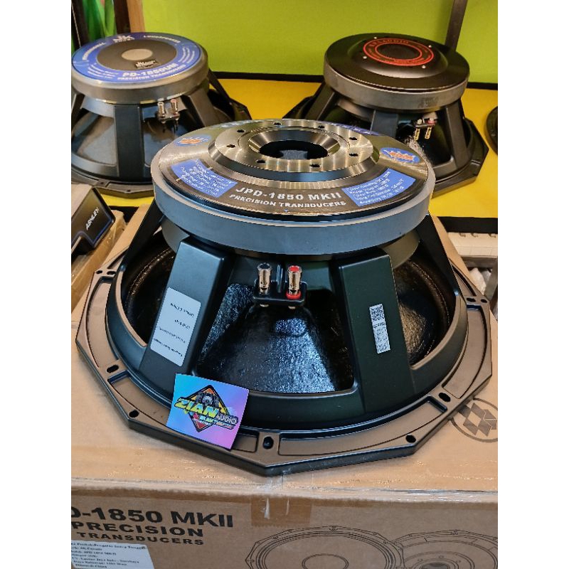 Componen Speaker 18" JK Coustic JPD-1850 MK II Terbaru Full Coating Depan belakang Original