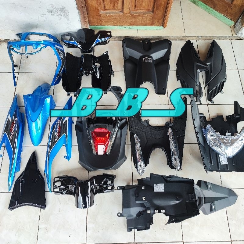 FULL BODY KASAR HALUS VARIO TECHNO KARBU TECNO 110 CBS