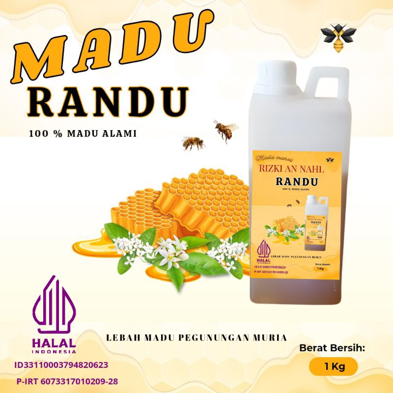 

Madu Randu Rizki An Nahl 1Kg By Njodhipati Family