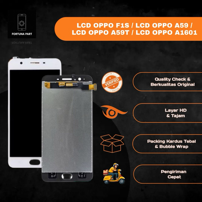 LCD OPPO F1S FULLSET TOUCHSCREEN - LCD OPPO A59 - LCD OPPO A59T - LCD OPPO A1601 COMPLETE ORIGINAL