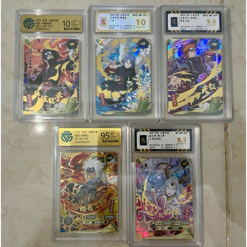 KARTU NARUTO KAYOU 5 MR GRADE + 6 SP GRADE