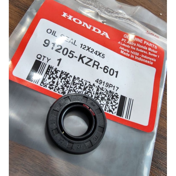 SIL SEAL WATERPAM WATER PAM POMPA RADIATOR VARIO PARIO DAN PCX 125 150 12X24X5 .91205KZR601 91205-KZ