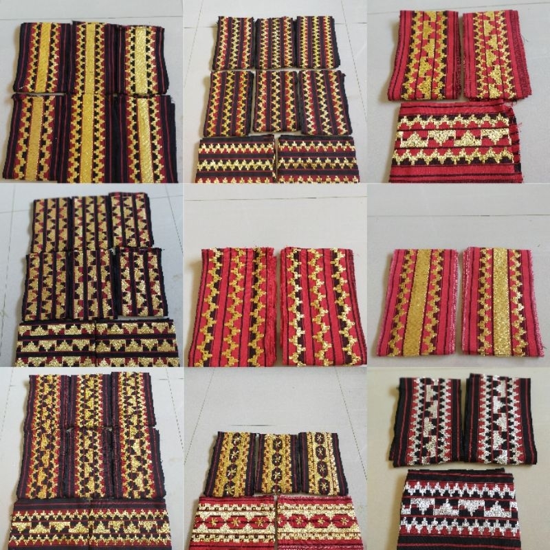 TAPIS PRINGSEWU- Bisban Selendang Selempang Tapis Lampung Wisuda Selempang