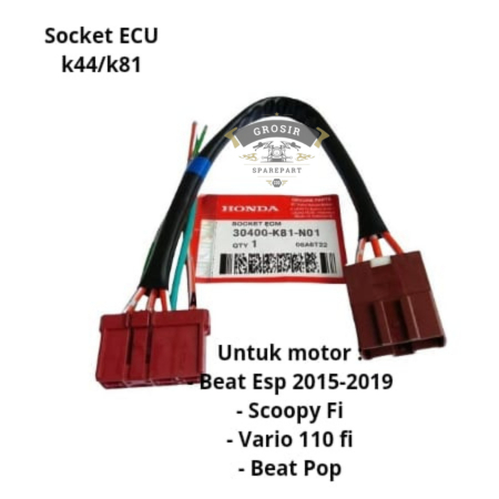 SOCKET ECU BEAT POP ESP VARIO 110 FI K44