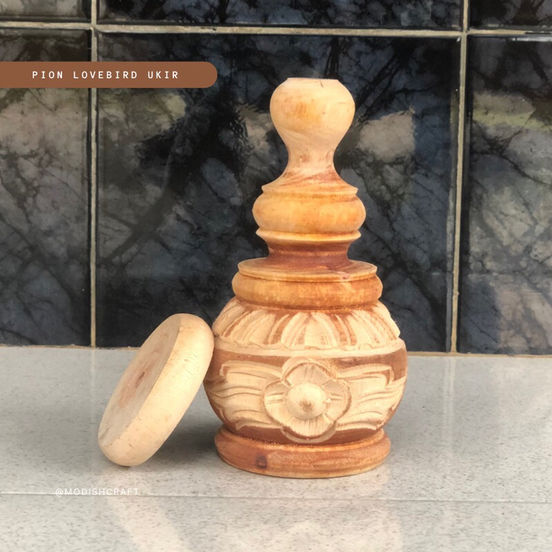 PION SANGKAR LOVEBIRD UKIR