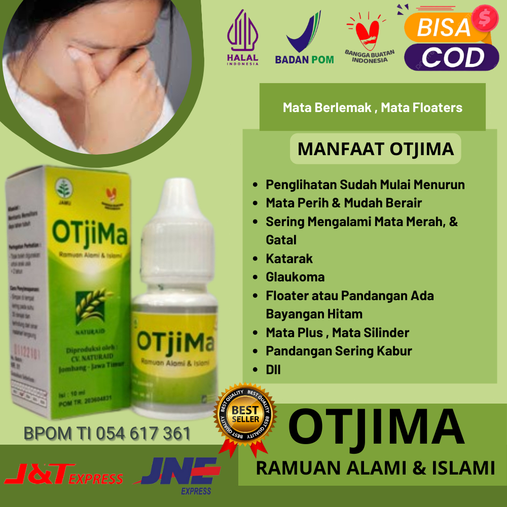 Obat Tetes Mata OTJIMA | Pengobatan Mata Berlemak , Mata Floaters