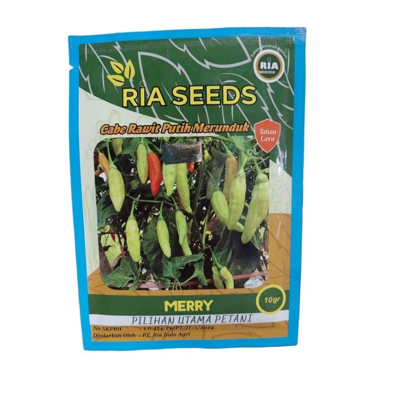 Benih Bibit Cabe Cabai Rawit Merunduk MERRY 10 gram - RIA Seeds
