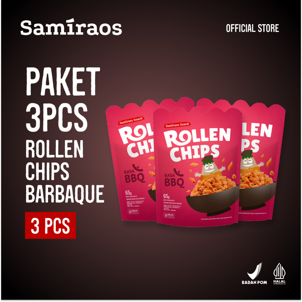 

SAMI RAOS - 3 Pcs Rollen Chips BBQ