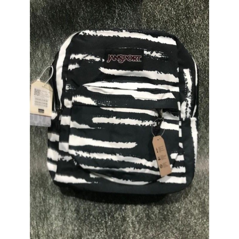 TAS JANSPORT MOTIF ZEBRA