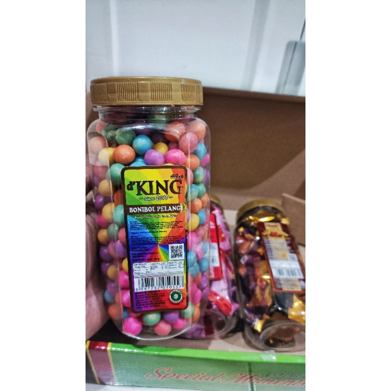 

Bonibol Pelangi d'King Cokelat 1 toples