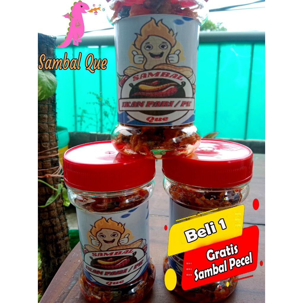 

Sambal Ikan Pari (PE) Minyak Sedikit Tanpa Pengawet Kemasan 150 Ml
