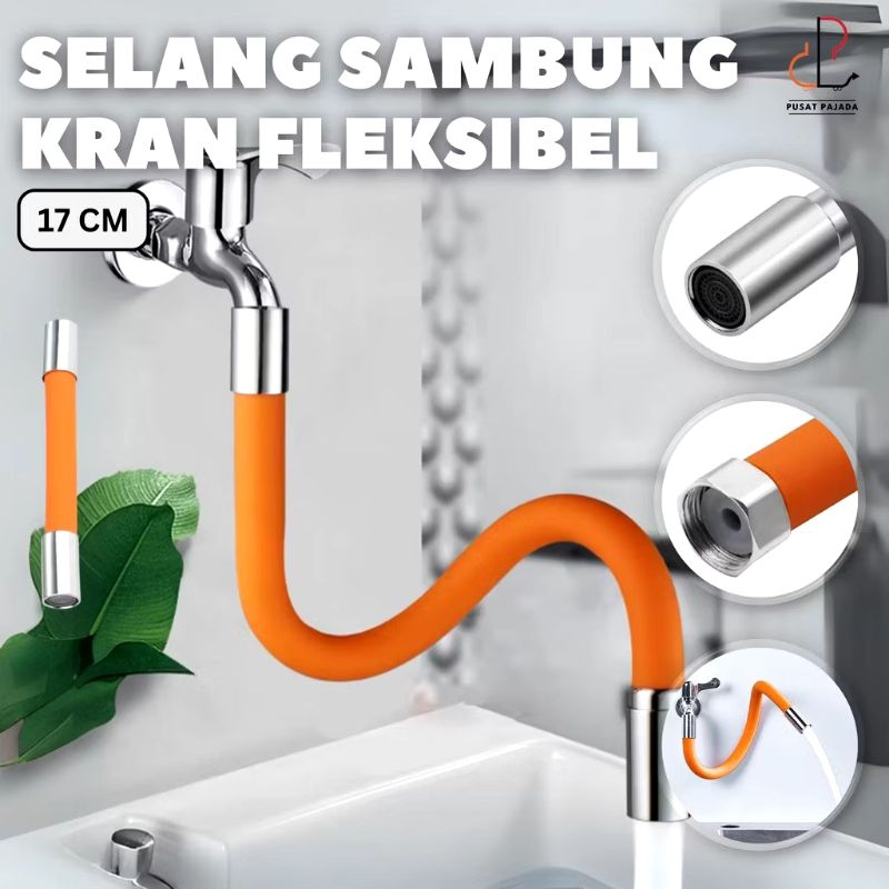 Sambungan Kran Air Selang Fleksibel / Kran Pipa Air Selang Wastafel