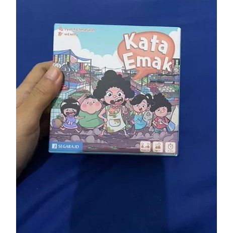 Kata Emak Board Game ( Original ) mainan anak keluarga kartu  Mother said Board Game (Original) is a