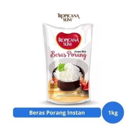 

Tropicana Slim Beras Porang Instan (Konjac Rice) 1kg 1000 gram