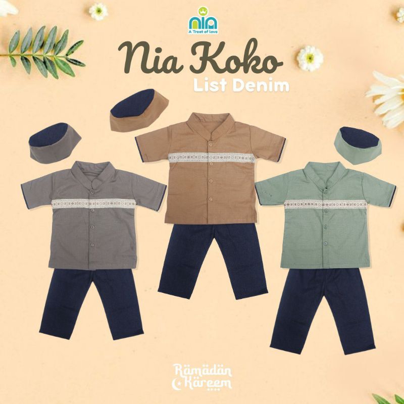 Baju Bayi - Baju Bayi Laki-laki - Baju Koko Anak - Baju Koko Bayi - Baju Lebaran Bayi - Baju Lebaran