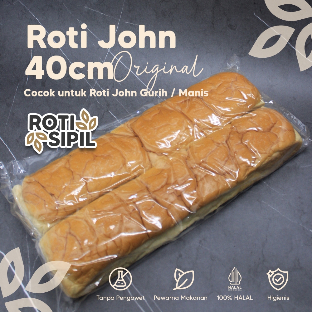 

Roti John Ukuran 40cm isi 2 | Base John 40cm