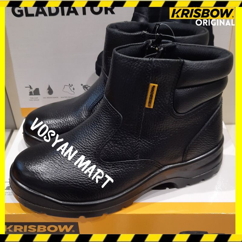 Sepatu Safety Krisbow GLADIATOR 6 inch || Safety Shoes Krisbow GLADIATOR 6 inch || Krisbow Sepatu Sa