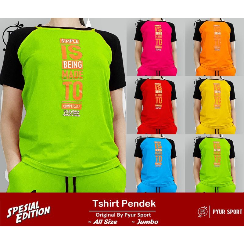 baju lengan pendek original by pyur sport,