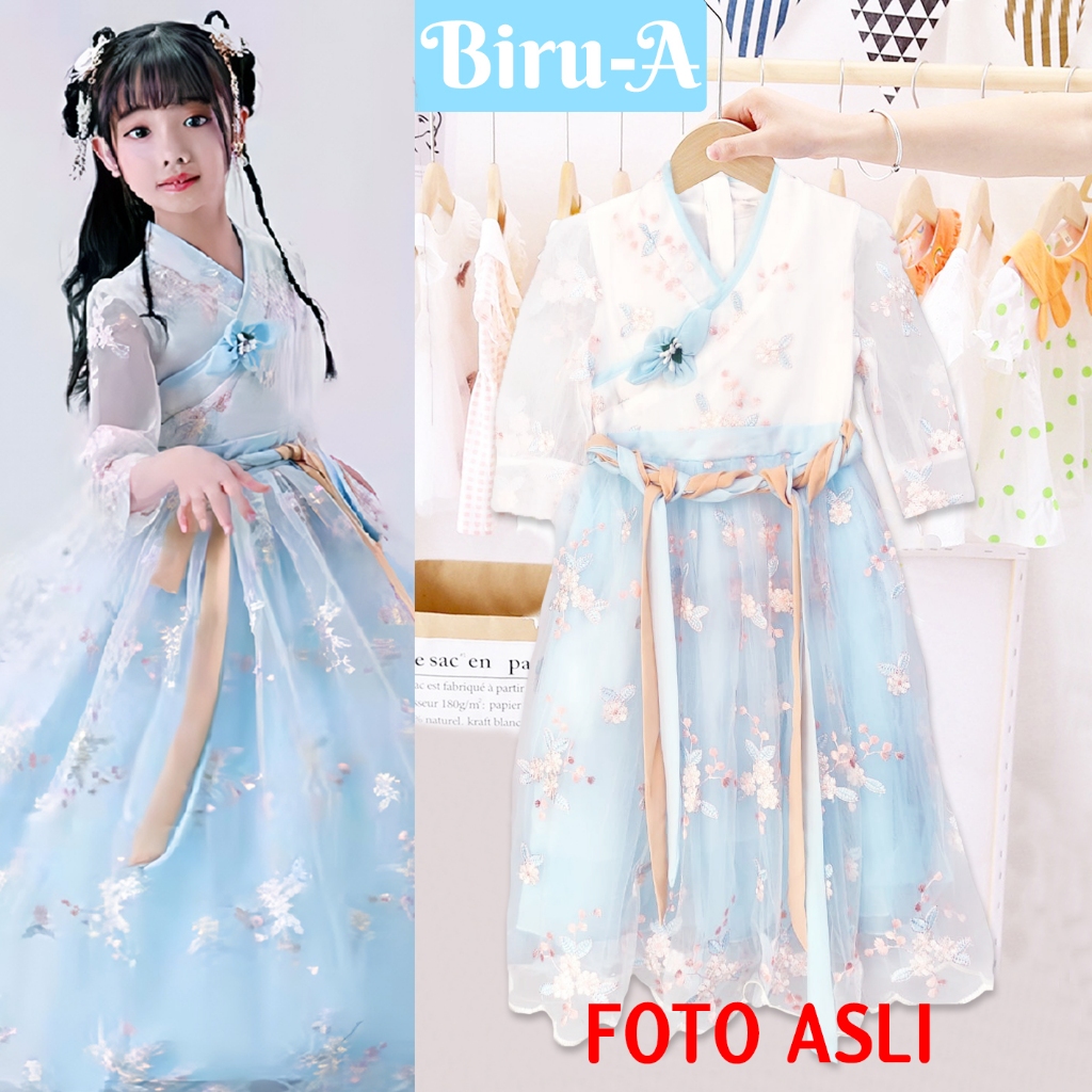 Dress Anak Murah Dress Bayi Murah Imlek Hanbok Oriental Style Cheongsam Hanfu Anak