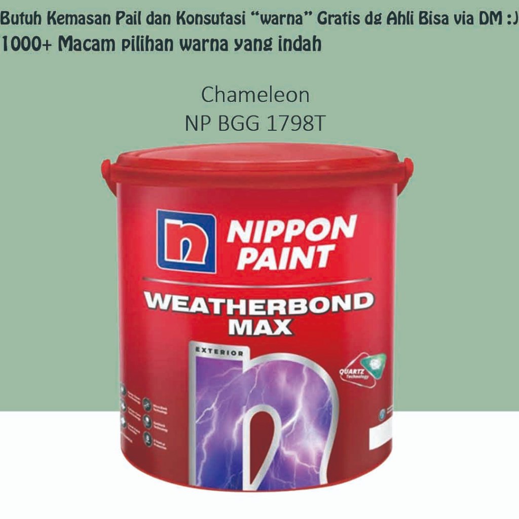 Nippon Weatherbond Max 2.5L - Chameleon NP BGG 1798T (Tinting)