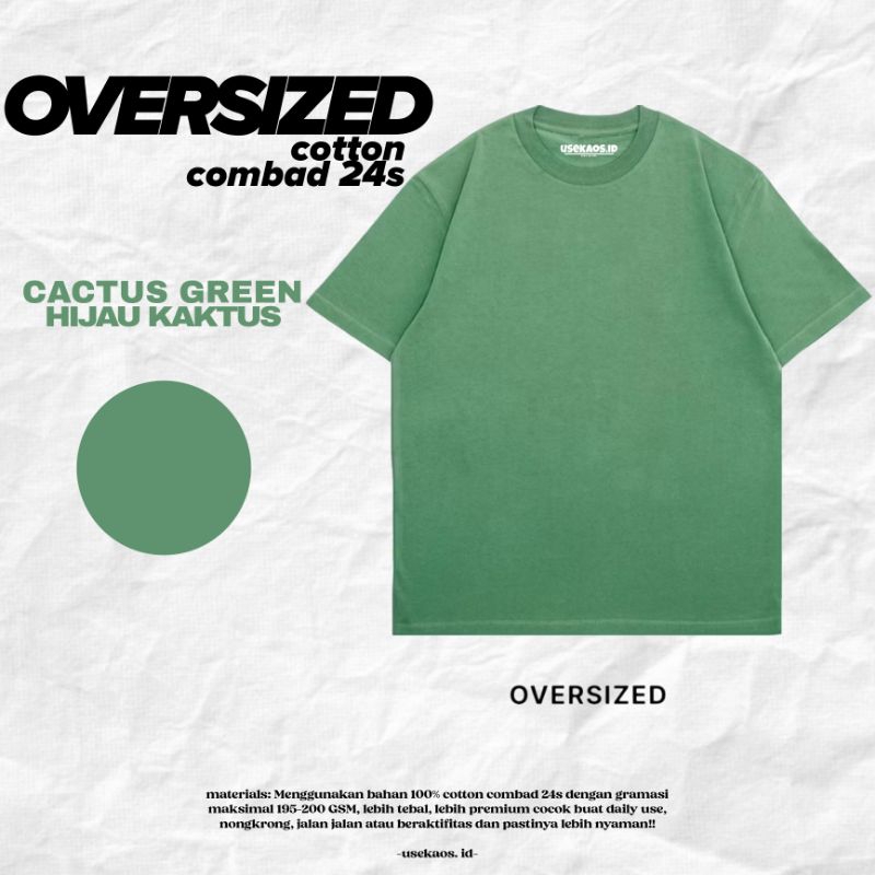 UseKaos Kaos polos oversized unisex pria wanita premium katun combed 24s best seller
