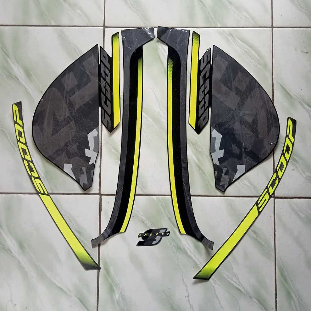 stiker striping motor honda scoopy sporty 2021