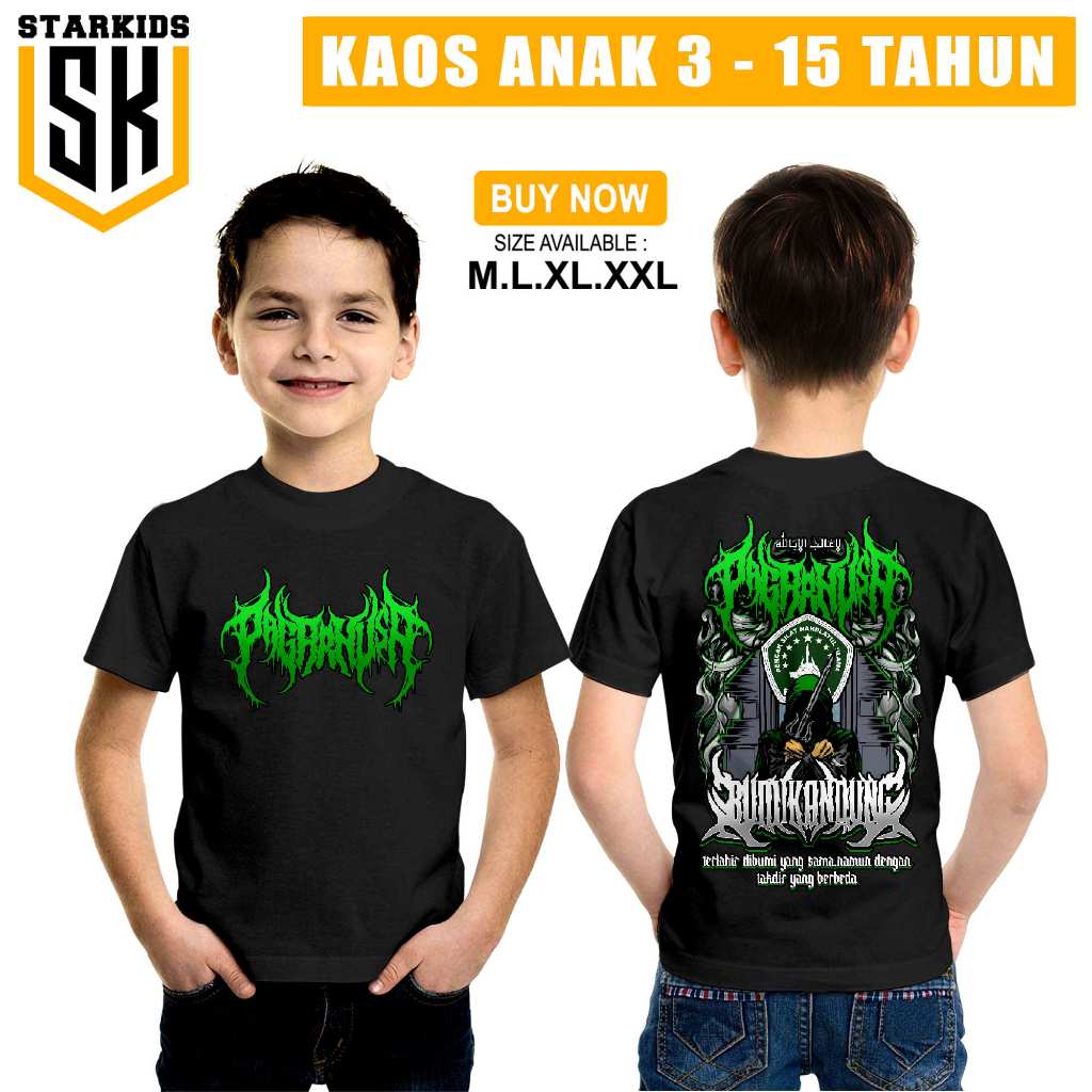 KAOS ANAK PAGAR NUSA HARDCORE FONT EDITION SABLON DTF DISTRO PENCAK SILAT IPSI KAOS SILAT INDONESIA