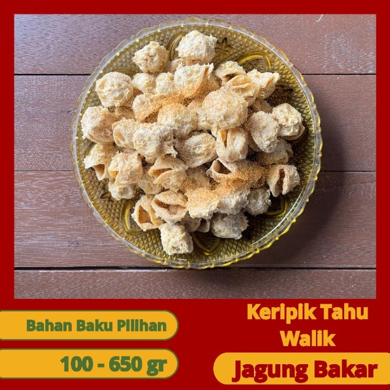 

[ Jagung Bakar ] Keripik Tahu Walik / Keripik Tahu Pong / Tahu Bulat Mini / Keripik Kulit Tahu