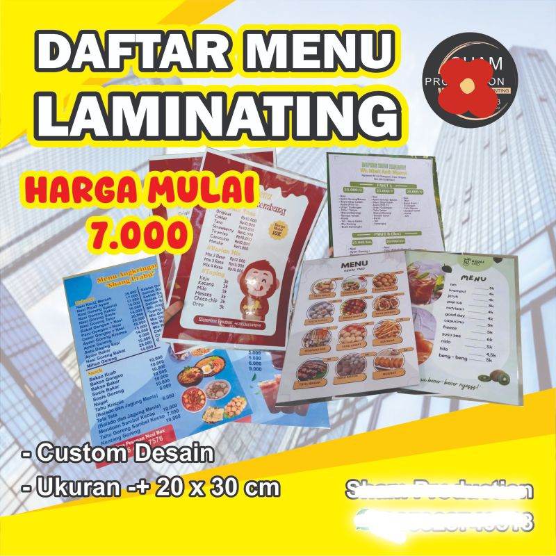 

Daftar Menu Laminating Custom