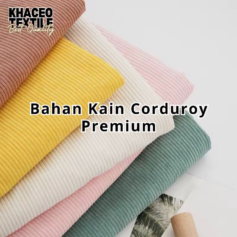 PROMO Kain Corduroy Premium/Bahan Kain Corduroy Premium/Kain Meteran/Bahan Celana