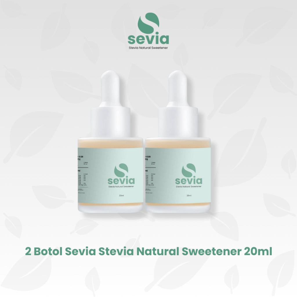 

Paket 2 Botol Sevia Stevia Sweetener Natural 20 Ml