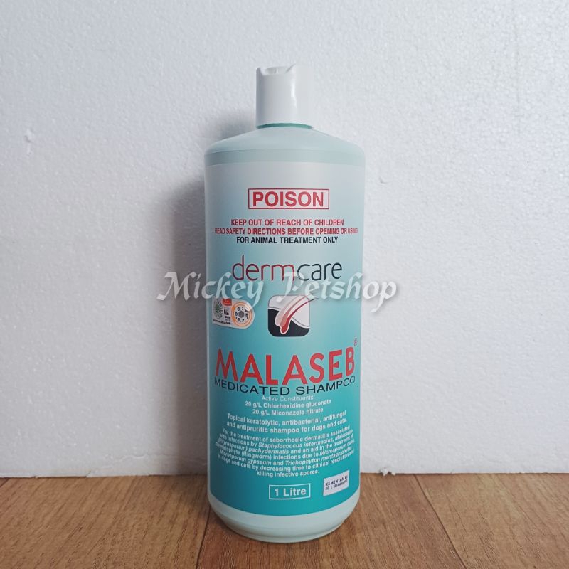Shampoo Anjing Malaseb Medicated 1 Litter Shampoo Jamur Gatal² Sakit Kulit Anjing Kucing