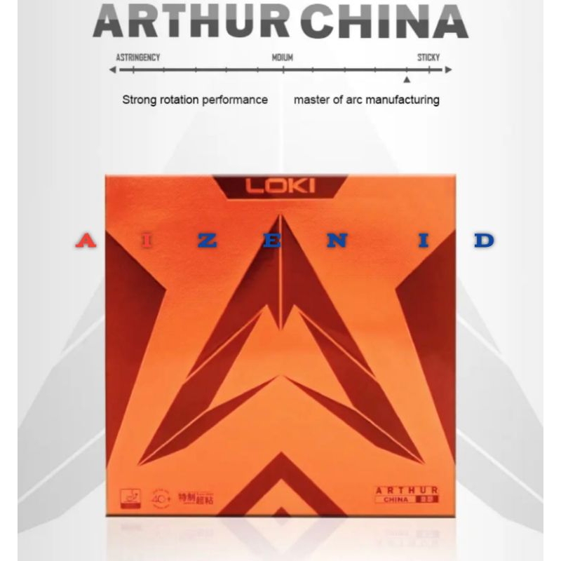 Karet Bet Pingpong Loki Arthur China Original