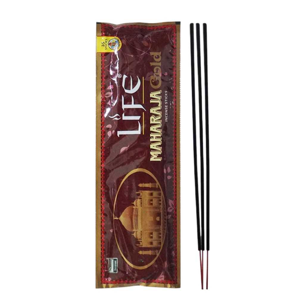 Dupa Hio India Darshan Life Maharaja Gold Dan Jasmin Pouch Isi 35 Batang