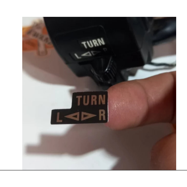 stiker holder kiri Suzuki Ts125 stiker saklar kiri Suzuki TS125 stiker Suzuki TS125