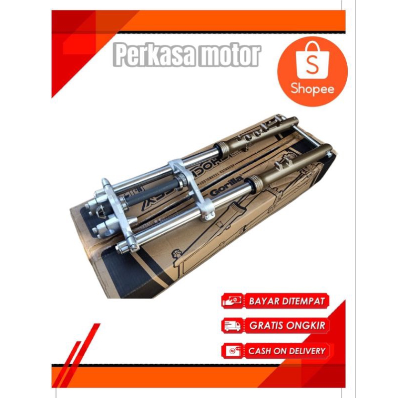 shock depan gorilla skok depan ninja rr ninja rr gorilla original gorilla