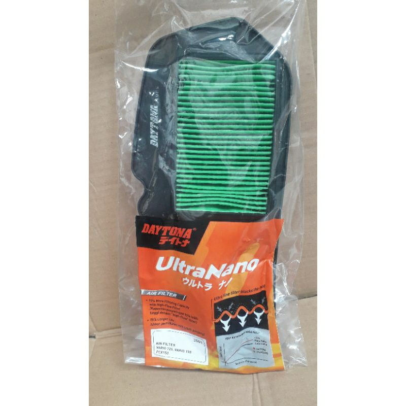 FILTER UDARA RACING DAYTONA.VARIO 125 OLD/NEW.VARIO 150 OLD/NEW. PCX 150.BUILT UP/THAILAND