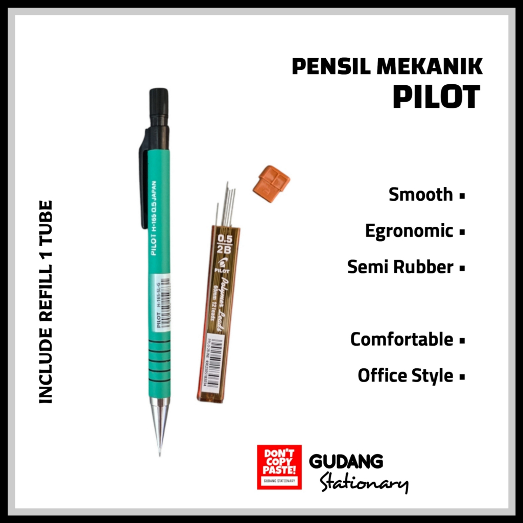 

Pensil Mekanik PILOT + Isi 1 Tube