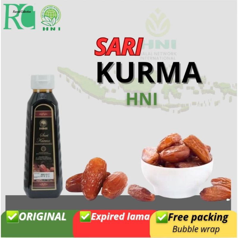 

Sari Kurma Premium HNI Original 100% 350 ml | untuk daya tahan tubuh sehat dan bugar