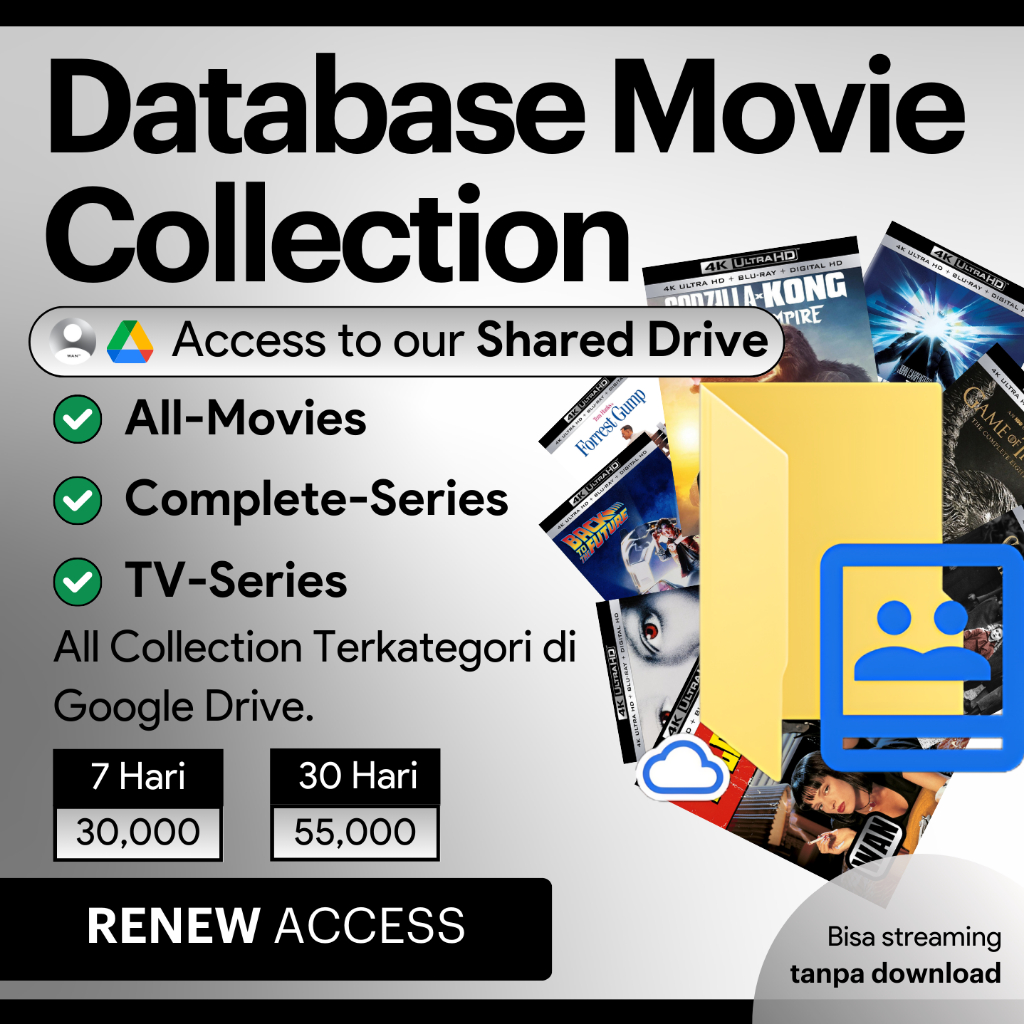 StreamCloud Movie Database RENEWABLE ACCESS