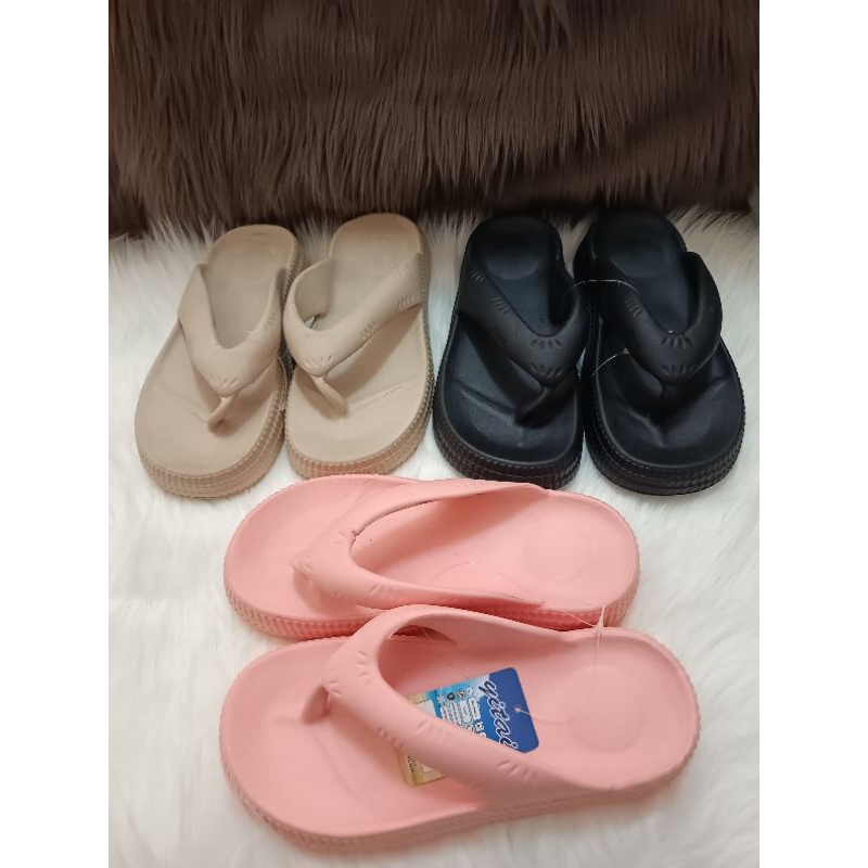 SANDAL JEPIT WANITA BAHAN TEBAL/SANDSL JEPIT WANITA JELLY KARET/SANDAL WANITA WEDGES