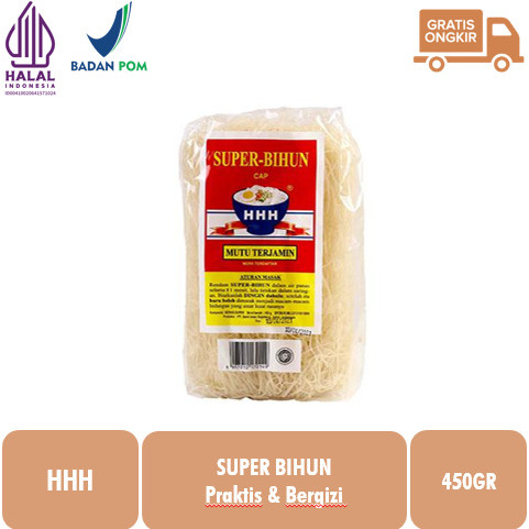 

Super Bihun Cap HHH 450gr HALAL